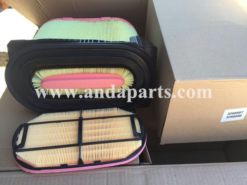 جودة جيدة محرك اليرقات فلتر الهواء 3466688 PA5290 3466687 PA5289 المزود